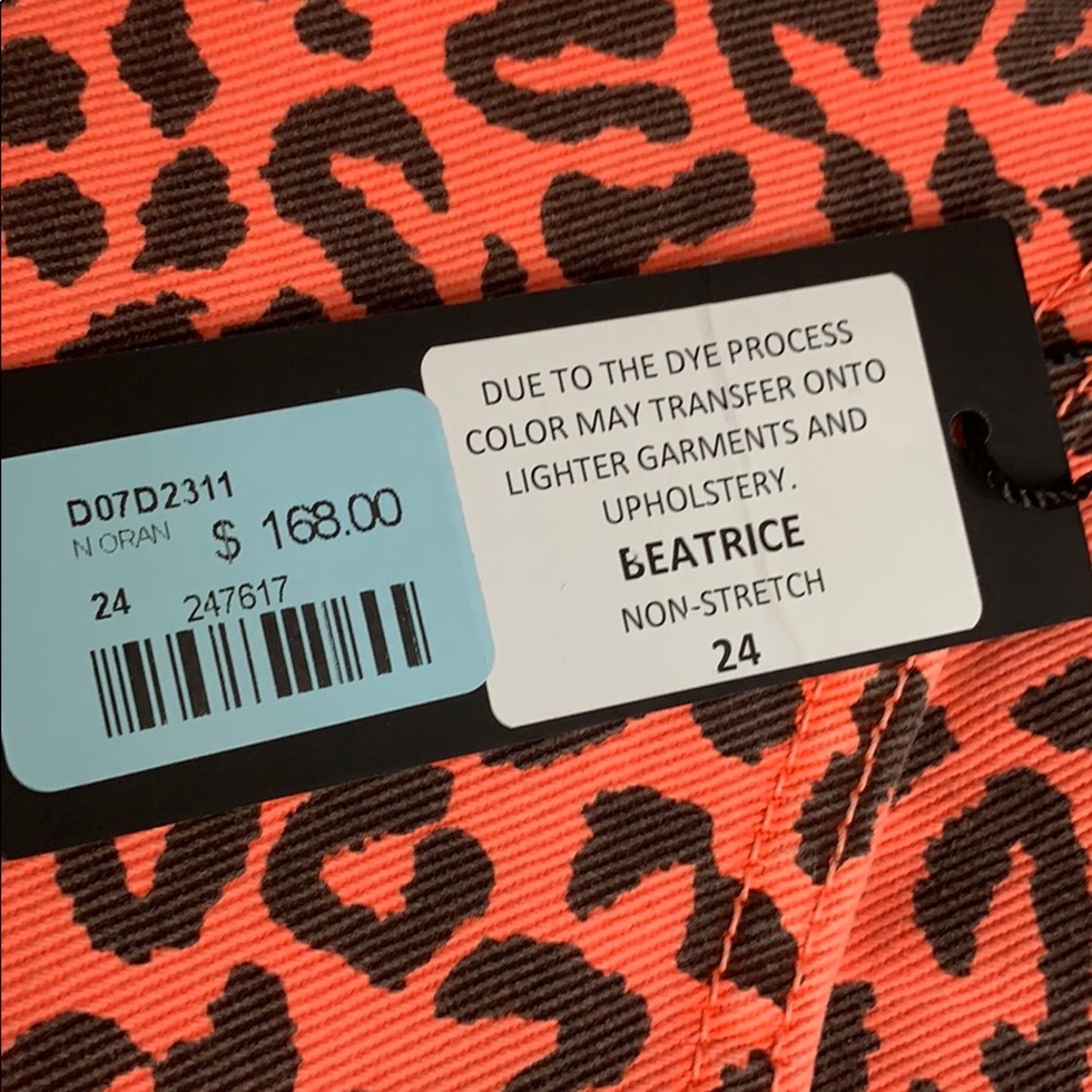 Carmar Denim Cheetah Print Skirt - Picture 6 of 6